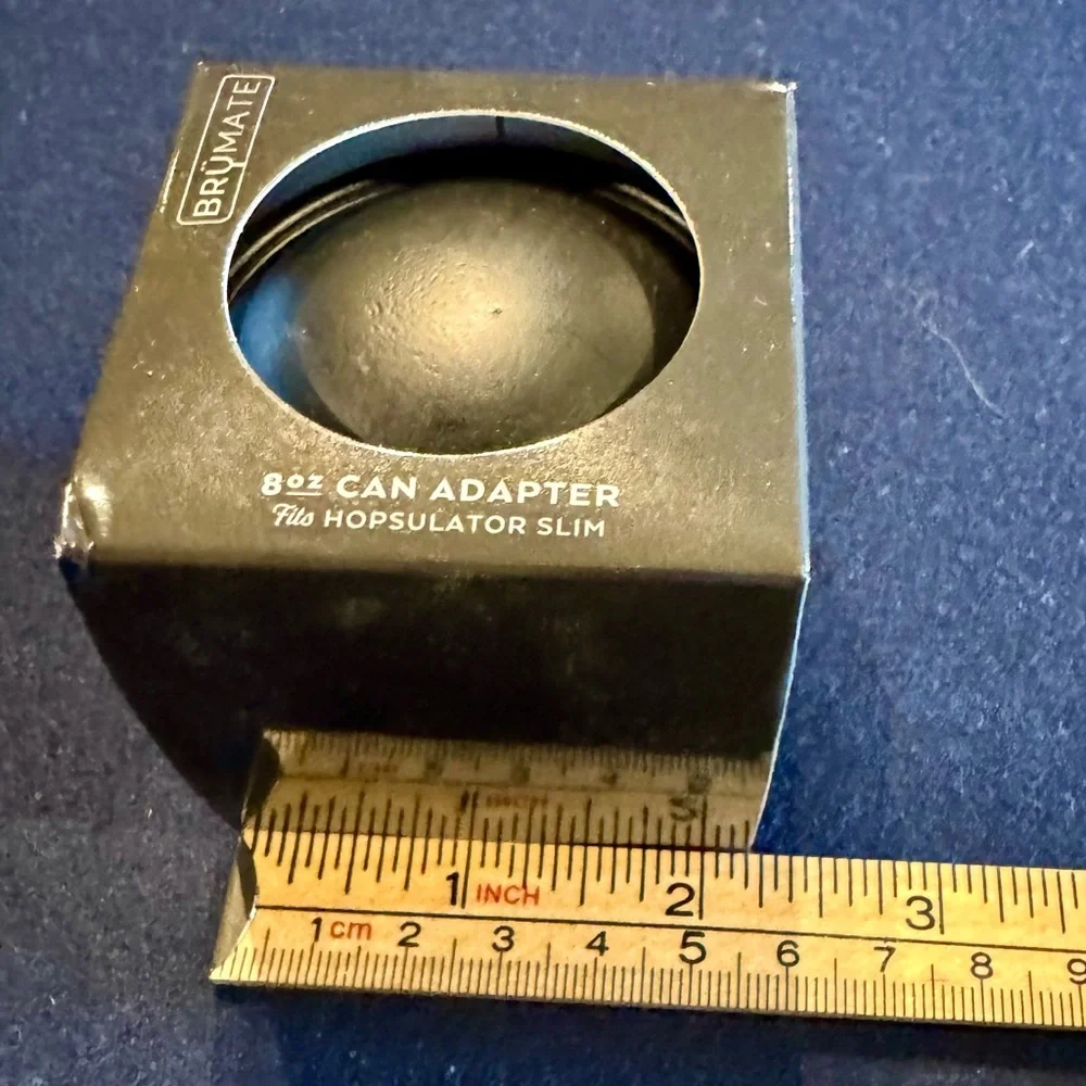 Brumate Black 8 oz Can Freezer Adapter for Hopsulator Slim